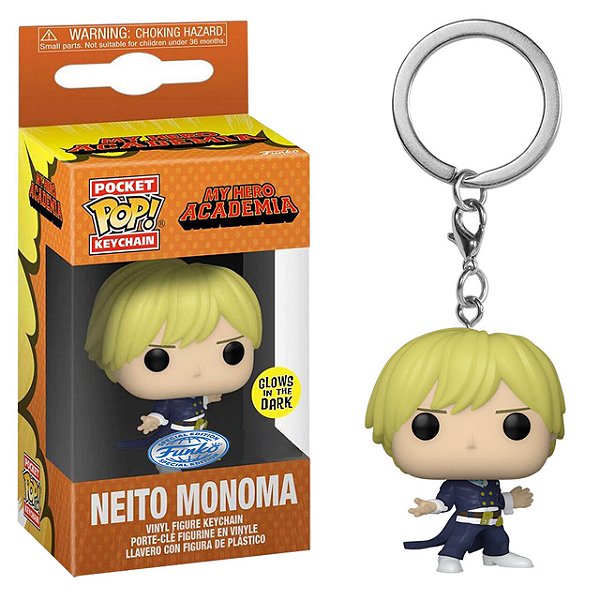Funko Pop! Chaveiro Keychain My Hero Academia Neito Monoma