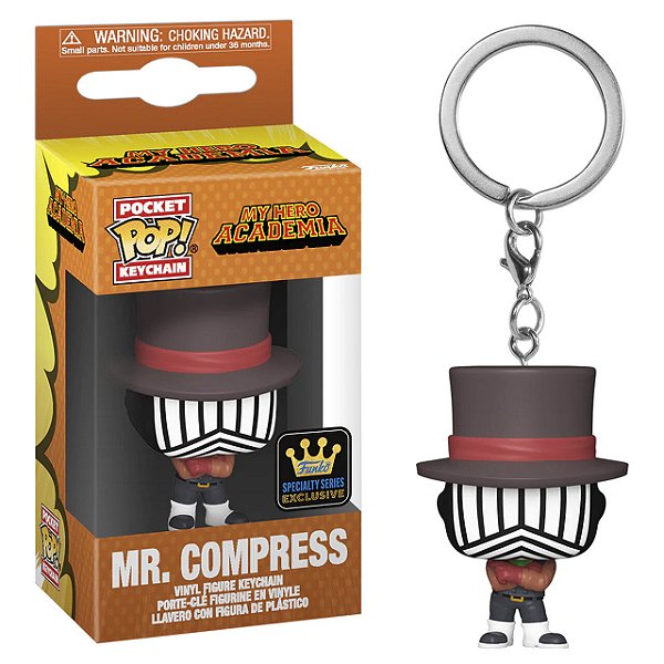 Funko Pop! Chaveiro Keychain My Hero Academia Mr Compress