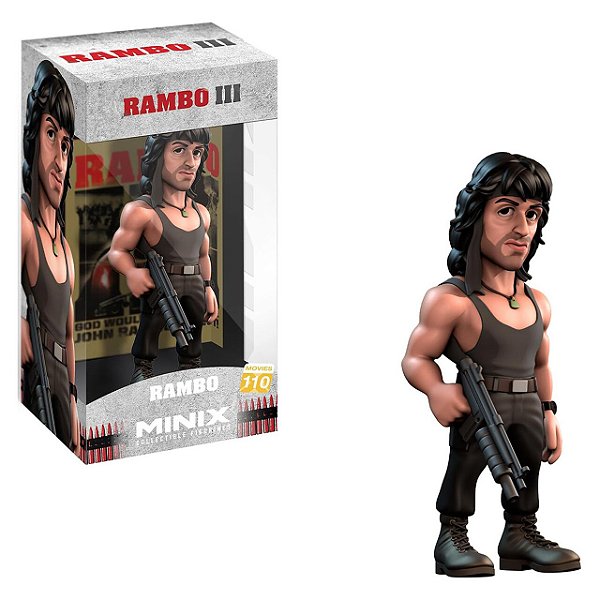 Boneco Minix Rambo III Rambo 110