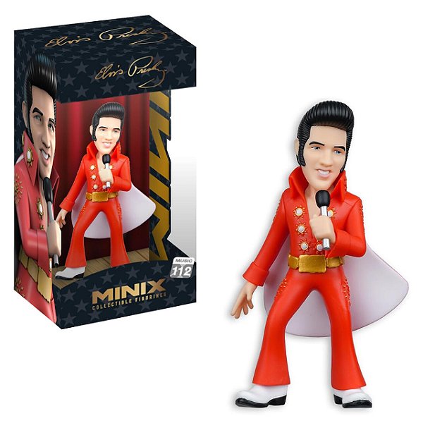 Boneco Minix Elvis Presley Red Suit 112