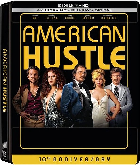 Steelbook 4K Ultra HD Trapaça (American Hustle) (Sem PT)