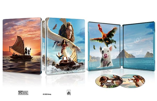 Steelbook 4K UHD Moana (2026) (sem pt)  Pré venda 15/11/2026