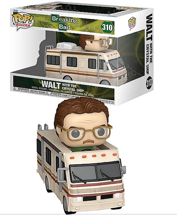 Funko Pop! Rides Breaking Bad Walt The Crystal Ship 310