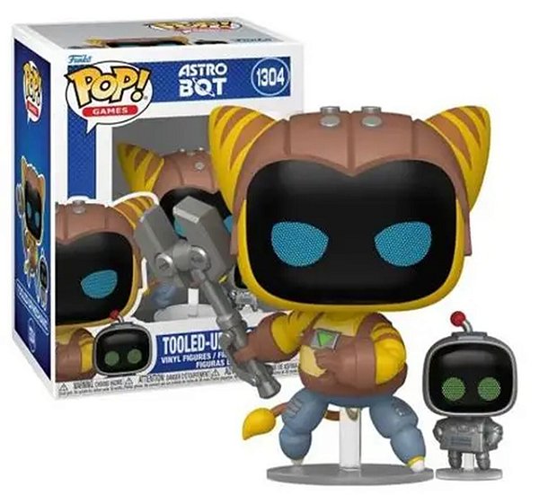Funko Pop! Games Astro Bot Tooled Up Mechanic 1304