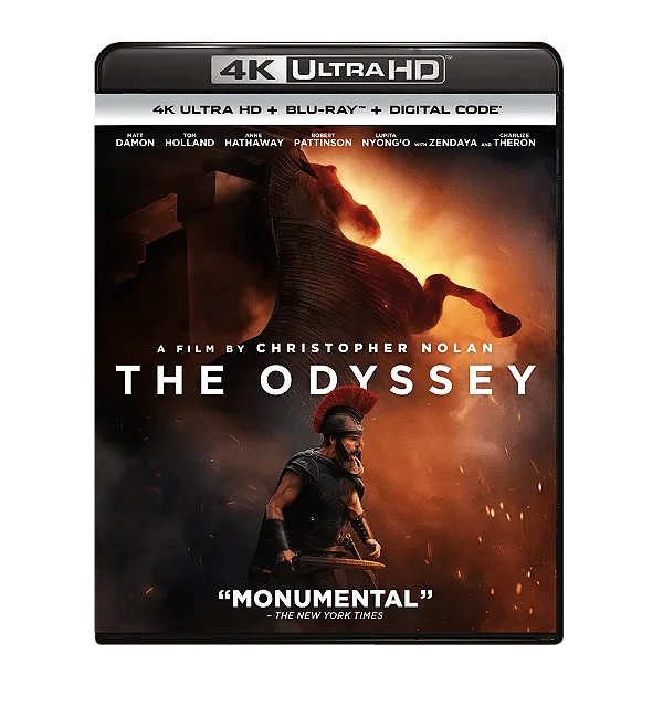 4K Ultra HD + Blu-ray A Odisseia (The Odyssey Sem pt) pre venda 25/01/27