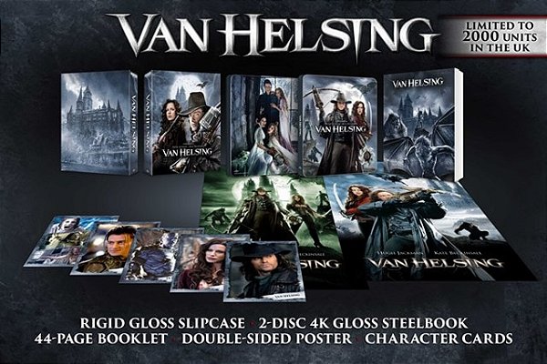 Steelbook 4K UHD + Blu-ray Van Helsing O Caçador de Monstros Limited Collectors (SEM PT) Pre Venda 20/11/26