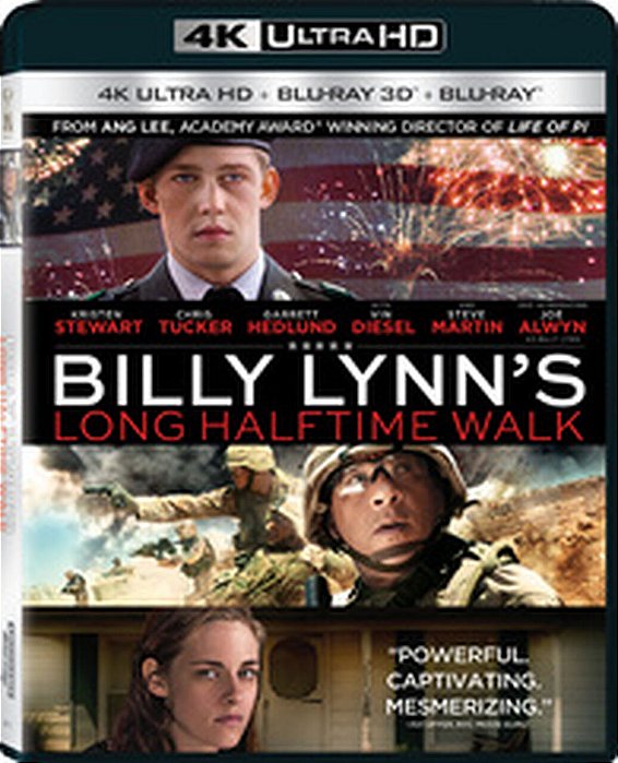 4K Ultra HD A Longa Caminhada de Billy Lynn