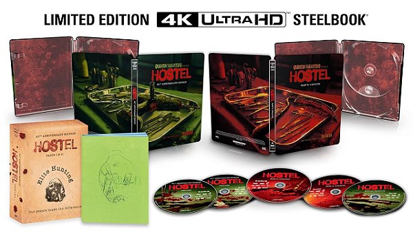 Steelbook 4K Ultra HD O Albergue 1 e 2 Edição Limited (SEM PT)