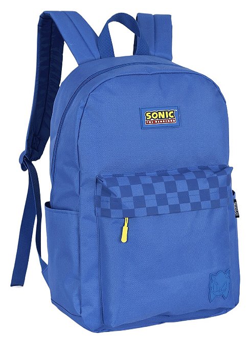 Mochila De Costas Sonic The Hedgehog Azul  Luxcel