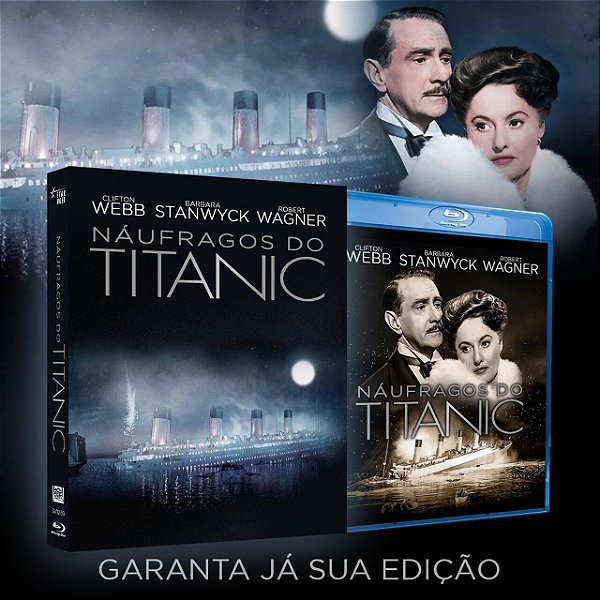Blu-ray Náufragos do Titanic (1953)