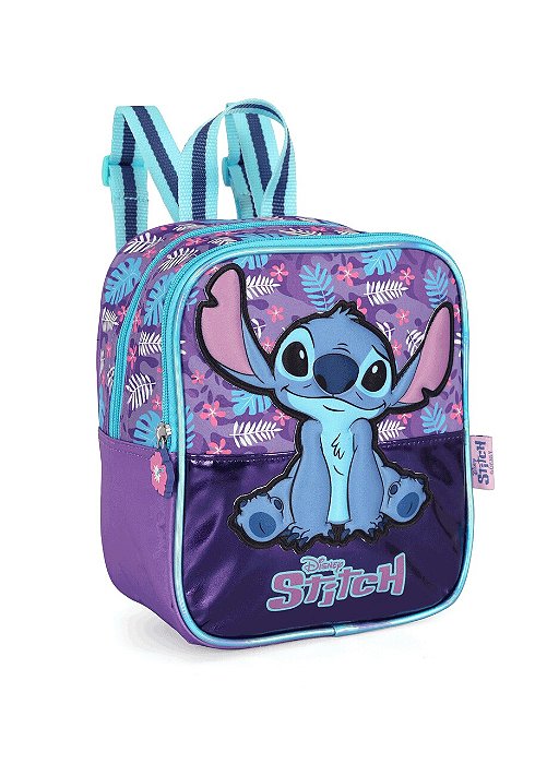 Lancheira Stitch Roxo Luxcel