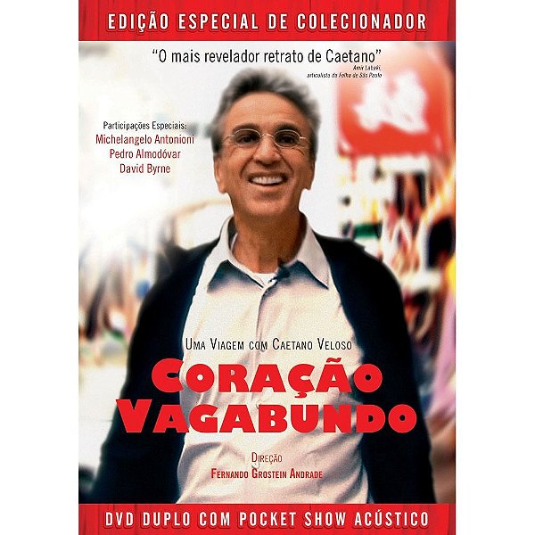 Dvd Duplo Coração Vagabundo - Caetano Veloso
