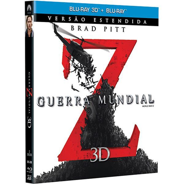 Blu-Ray 3D 2D - Guerra Mundial Z - World War Z