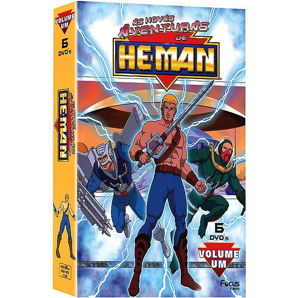 DVD As Novas Aventuras De He  Man Vol 1 (6 DVDs)