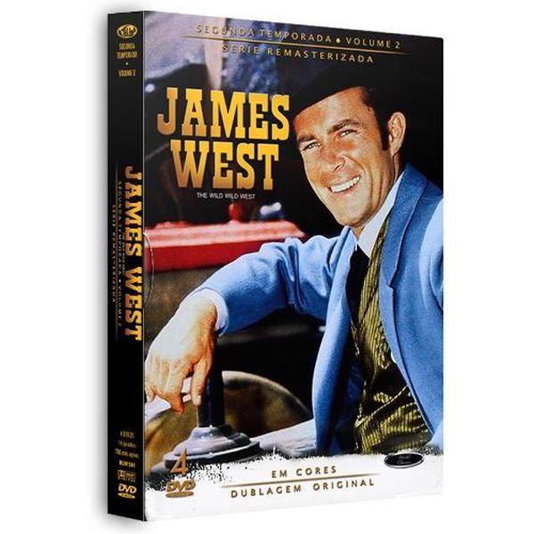 DVD James West - 2ª Temporada - Vol. 2 - 4 Discos