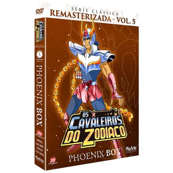DVD Os Cavaleiros do Zodíaco - SERIE CLASSICA - Phoenix Vol5