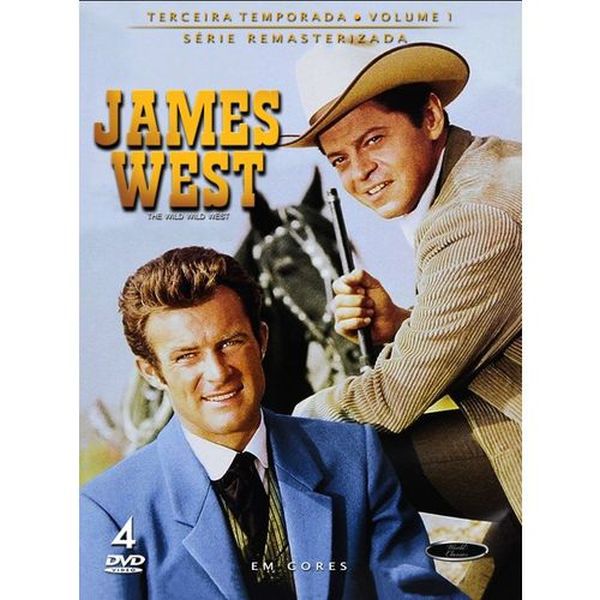 Dvd James West - Terceira Temporada Volume 1 (4 Dvds)