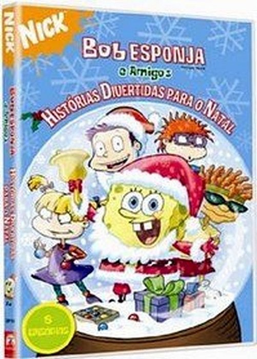 Dvd Bob Esponja E Amigos Histórias Divertidas Para O Natal