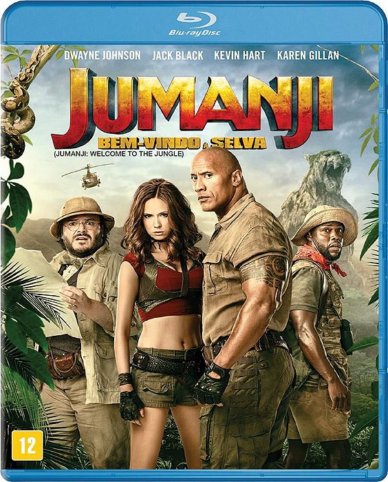 Blu-Ray - Jumanji - Bem Vindo à Selva - Dwayne Johnson
