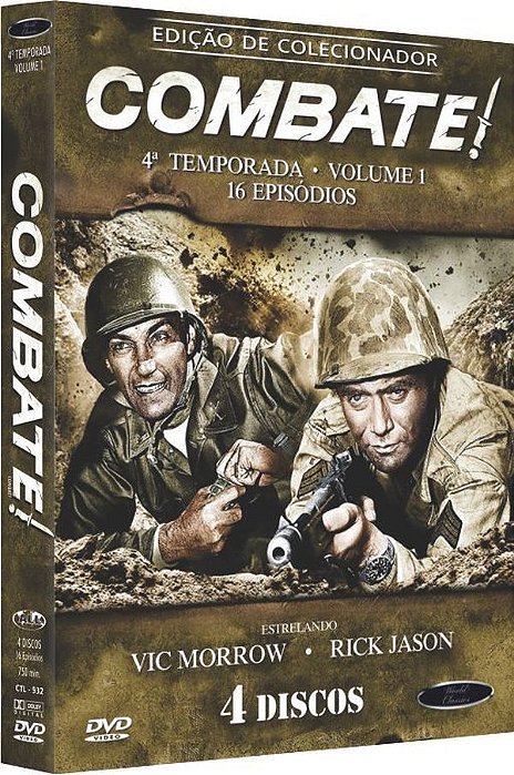 Box Dvd: Combate 4 Temporada Volume 1