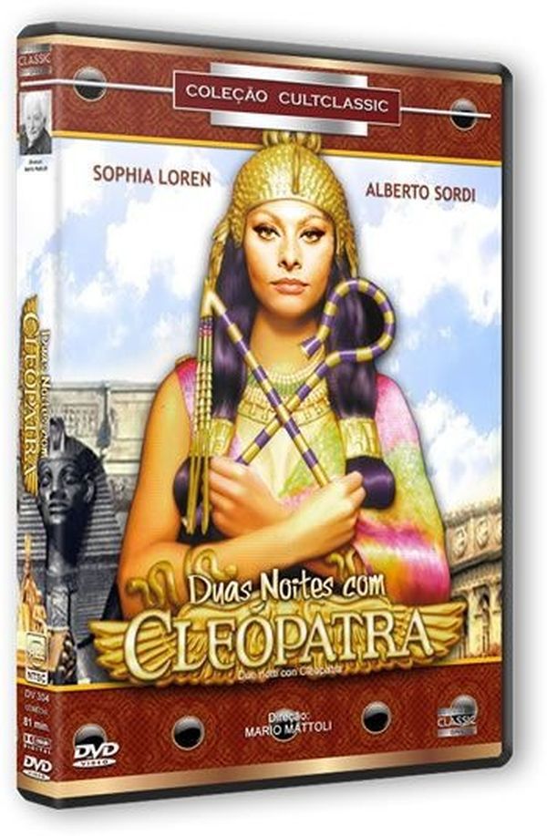 Dvd Duas Noites Com Cleópatra - Sophia Loren