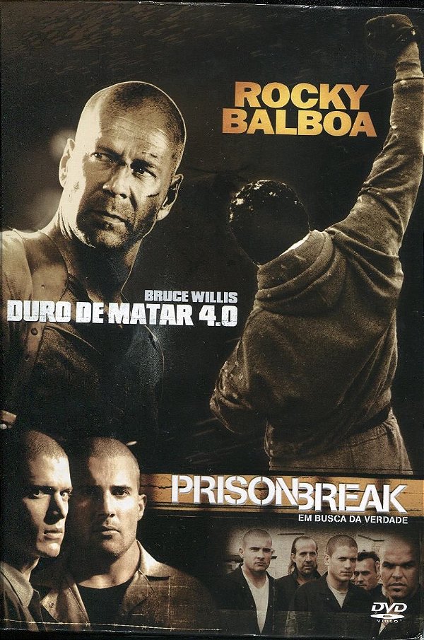 Box Rocky Balboa - Prison Break - Duro De Matar 4.0