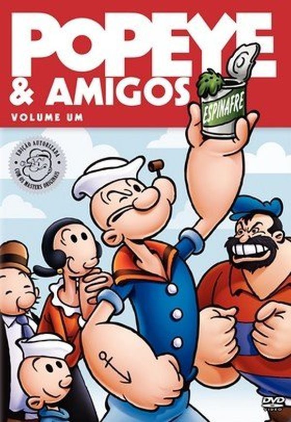 Dvd Popeye E Amigos - Vol.1 - 8 desenhos