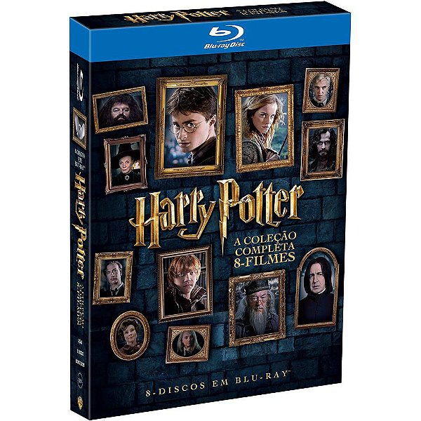 Blu-Ray Harry Potter - A Coleção Completa - 8 Discos