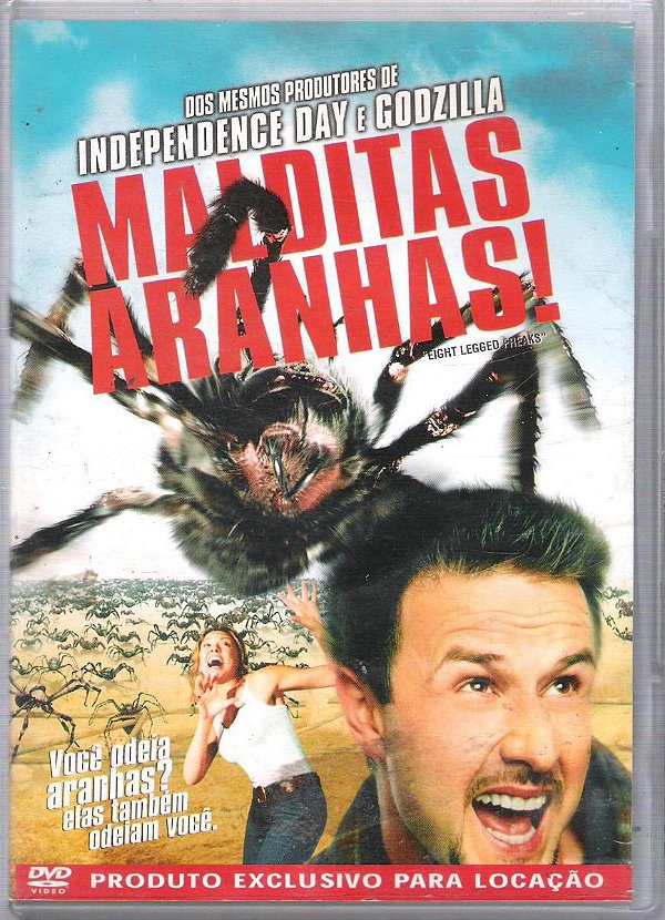Dvd Malditas Aranhas - David Arquette
