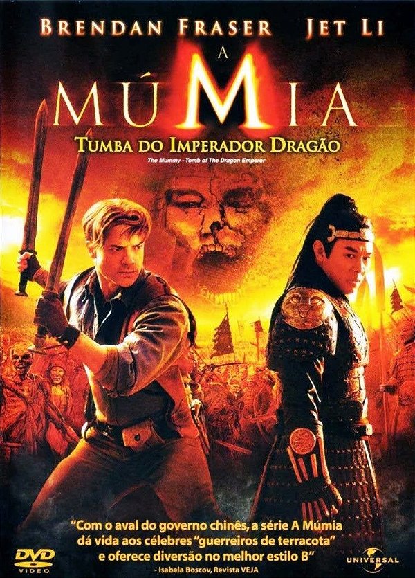 Dvd A Múmia: Tumba Do Imperador Dragão + Quebra Cabeça