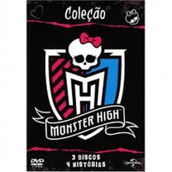 Dvd Coleção Monster High - 3 DISCOS