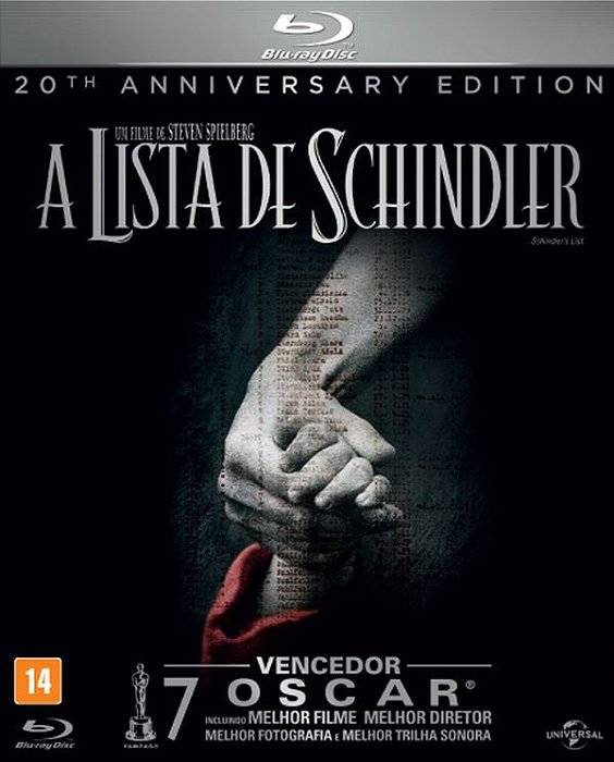 Blu ray A Lista De Schindler - Edição de Aniversário