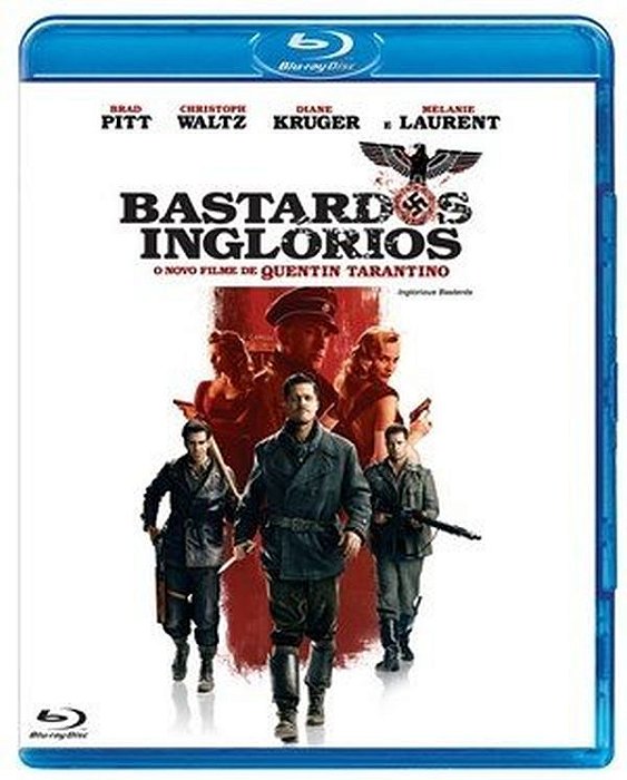 Blu ray - Bastardos Inglórios - Brad Pitt