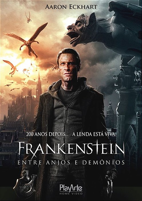 Dvd Frankenstein: Entre Anjos E Demônios - Aaron Eckhar