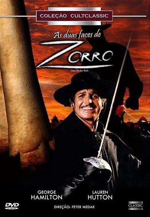 Dvd As Duas Faces de Zorro - George Hamilton