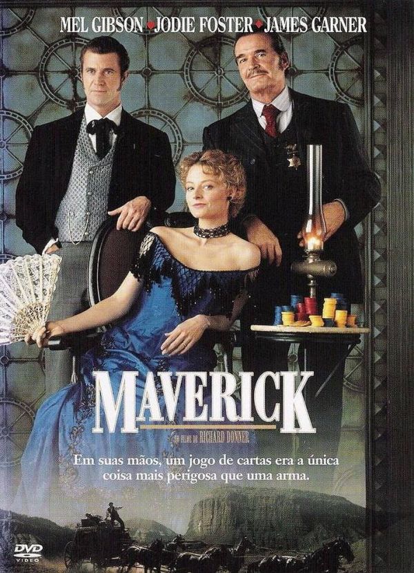 DVD Maverick - Mel Gibson - Jodie Foster