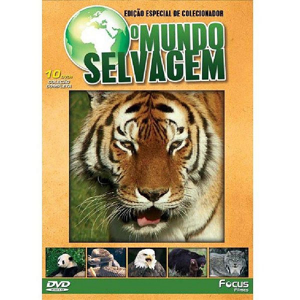 Dvd O Mundo Selvagem Edição Especial De Colecionador 10 dvds