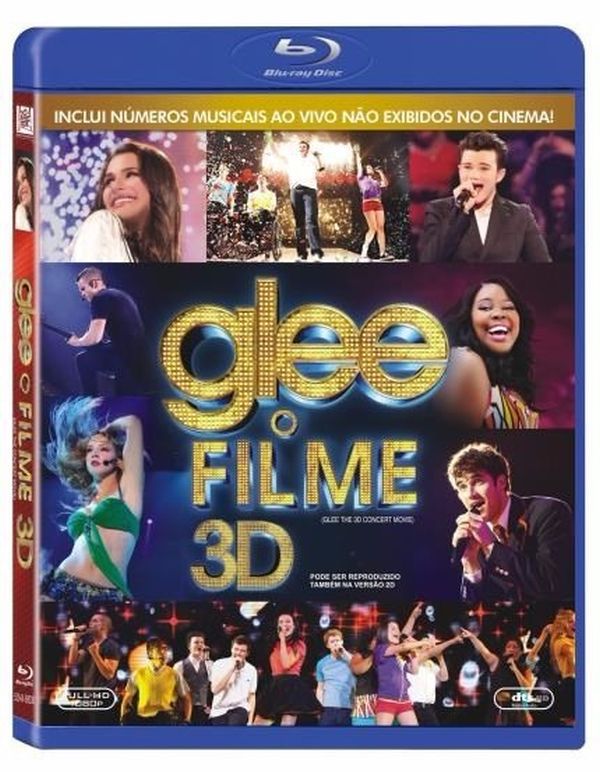 Blu Ray 3d/2d  Glee  O Filme  Cory Monteith