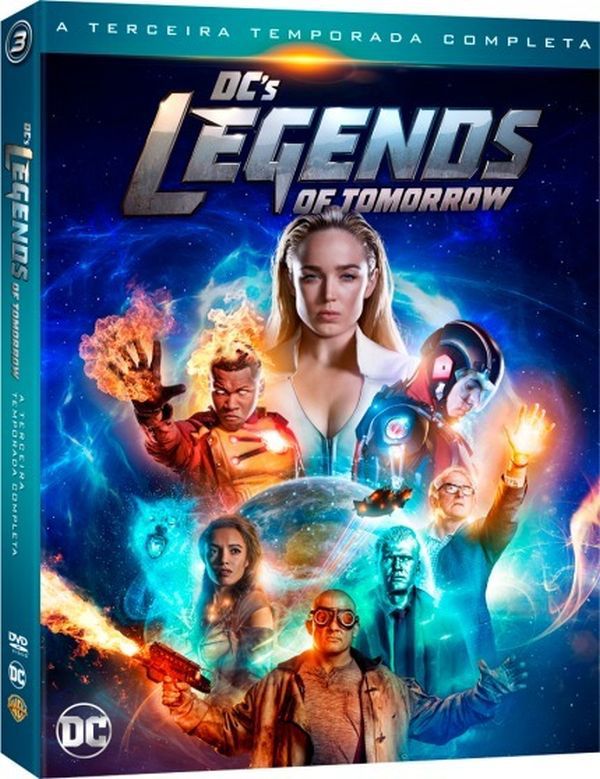 Box Dvd Dc's Legends Of Tomorrow  3 Temporada  4 Discos