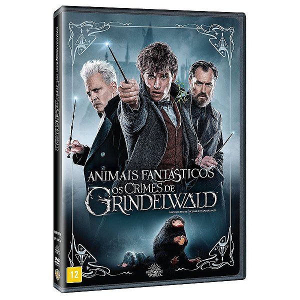 Dvd  Animais Fantásticos  Os Crimes de Grindelwald