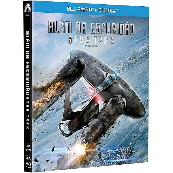 Bluray 3D + BluRay  Star Trek  Alem da Escuridao