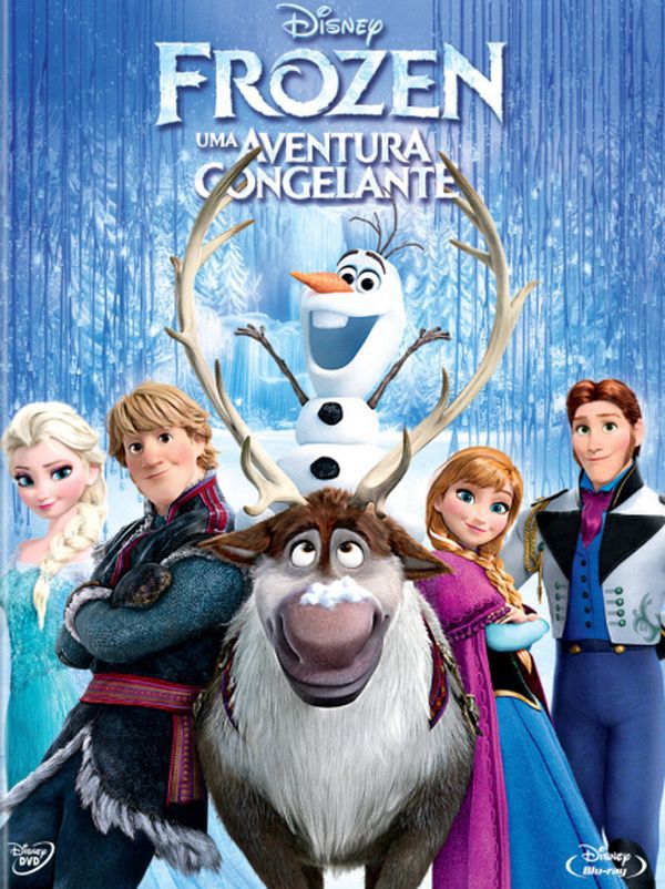 Blu Ray  DVD  Frozen  Uma Aventura Congelante  2 Discos