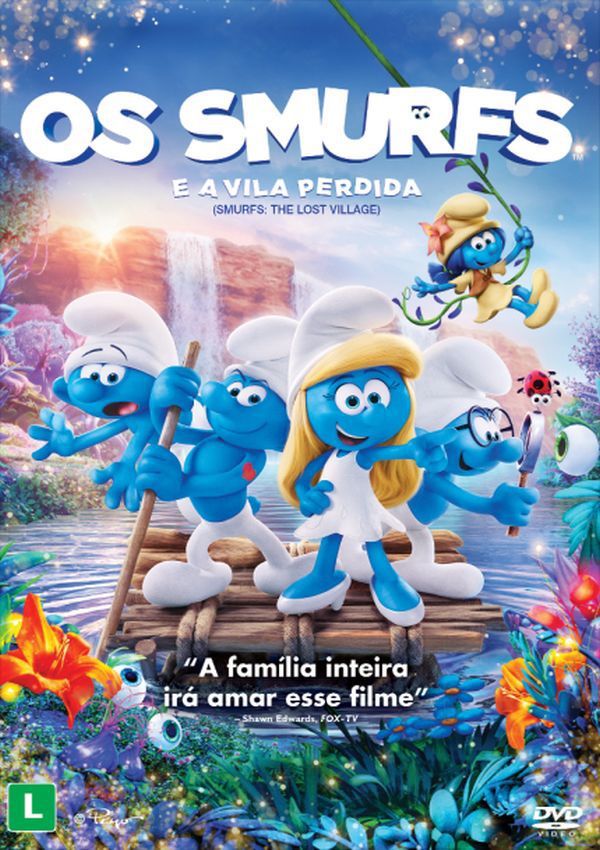 DVD - Os Smurfs e A Ilha Perdida