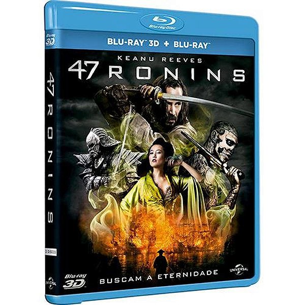 Blu-Ray 2d + Blu-Ray 3d - 47 Ronins