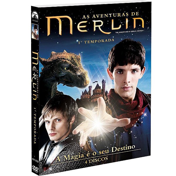 DVD  As Aventuras de Merlin  1ª Temporada 4 discos