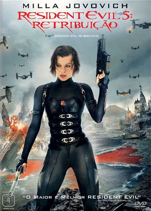 Dvd  Resident Evil 5: Retribuição  Milla Jovovich