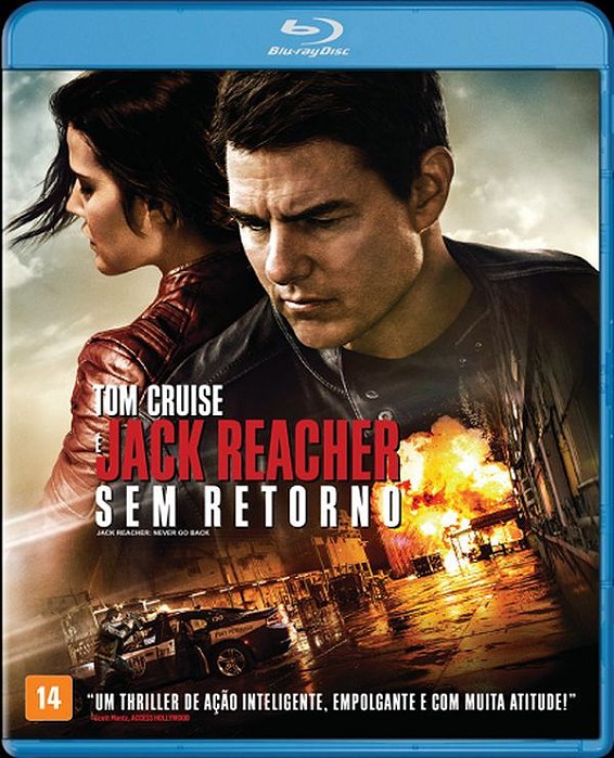 Blu Ray Jack Reacher 2 - Sem Retorno