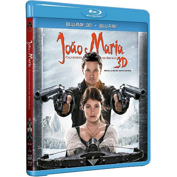 Blu ray 3D + Blu ray - João e Maria:: Caçadores de Bruxas - Jeremy Renner