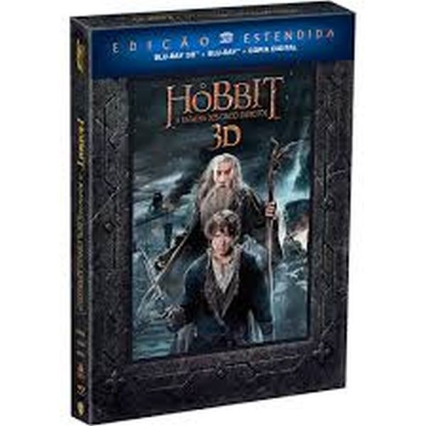 Blu-Ray 3D + Blu-Ray O Hobbit A Batalha dos Cinco Exércitos Ed Estendida