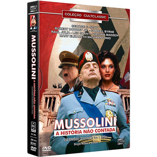 DVD BOX - Mussolini - A História Não Contada (3 Discos)